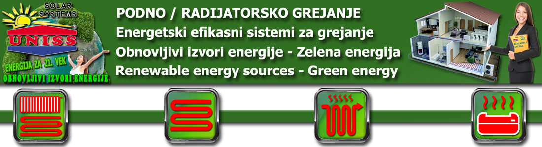 PODNO I RADIJATORSKO GREJANJE / Grejanje i kombinovani grejni sistemi - Podno radijatorski skriveni sistemi  Kombinovano podno i radijatorsko grejanje - Energetski efikasni sistemi - Toplotne pumpe - Solarno grejanje