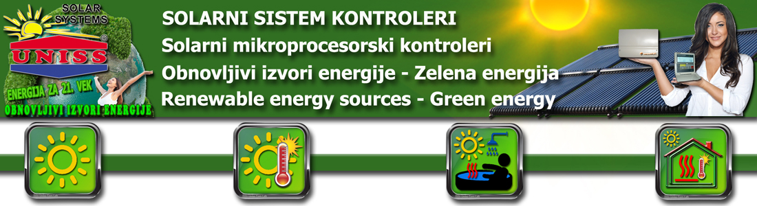 Solarni kontroleri / Solarni mikroprocesorski kontroleri za solarno grejanje vode,
 kuće 