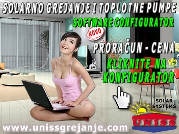 SOLARNO GREJANJE / Grejanje,
 proračun,
 cena - Solarni paneli - Solarni kolektori za grejanje kuće,
 sanitarne vode,
 bazena - Solarno grejanje / Grejanje na toplotnu pumpu vazduh voda,
 cena - Grejanje na solarnu energiju / Hibridni multifunkcionalni sistemi za grejanje - Obnovljivi izvori energije,
 cena / Kalkulator - Konfigurator,
 proračun,
 cena