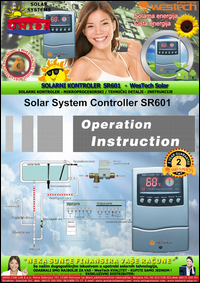 Solarni kontroler - Solarna automatika - SC02 - Solarno grejanje vode,
 termosifonski kolektori,
 sistemi - Tehnicki detalji - Instrukcije - Karakteristike