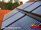 Solarno grejanje kuće i sanitarne vode - LAZNICA / Žagubica - Konstrukcija 120 vakuumskih cevi WESTECH - Heat pipe