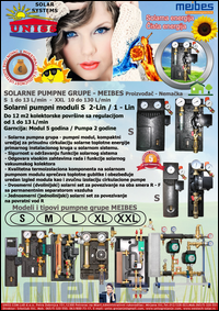 Solarna pumpna grupa,
 pumpni modul,
 Solarne pumpne grupe - Solarno grejanje vode,
 sanitarne,
 ptv,
 stv - Solarne komponente - Meibes