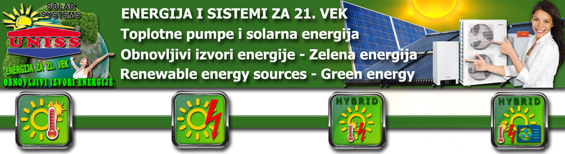 Hibridni sistemi Obnovljivi izvori energije Solarna energija Grejanje Struja Toplotne pumpe