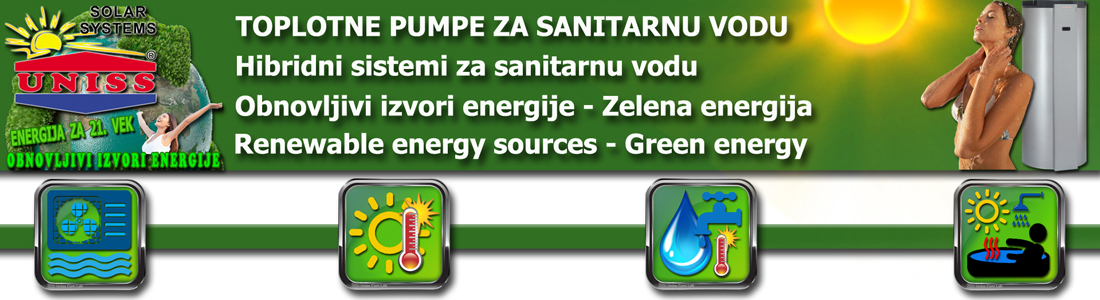 Toplotne pumpe za sanitarnu vodu - Solarno grejanje sanitarne vode